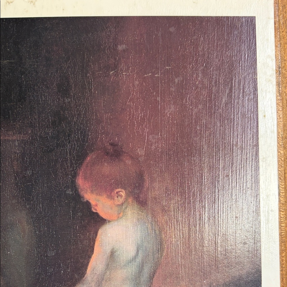 2 Art Prints mounted on board -Paul Peel “After the bath” and “Before the Bath” - Picture 9 of 12